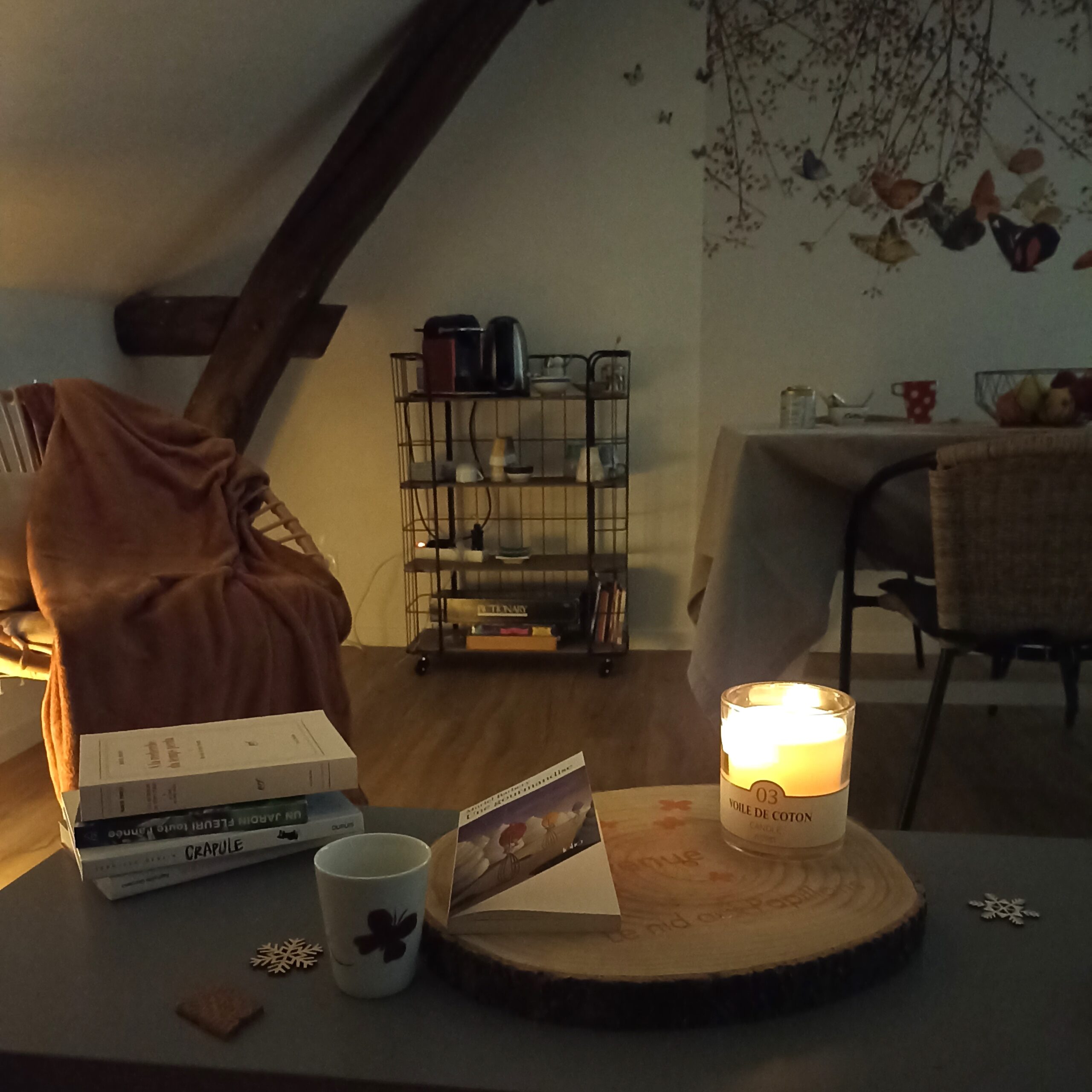 gite en Bourgogne, ambiance automne cocooning