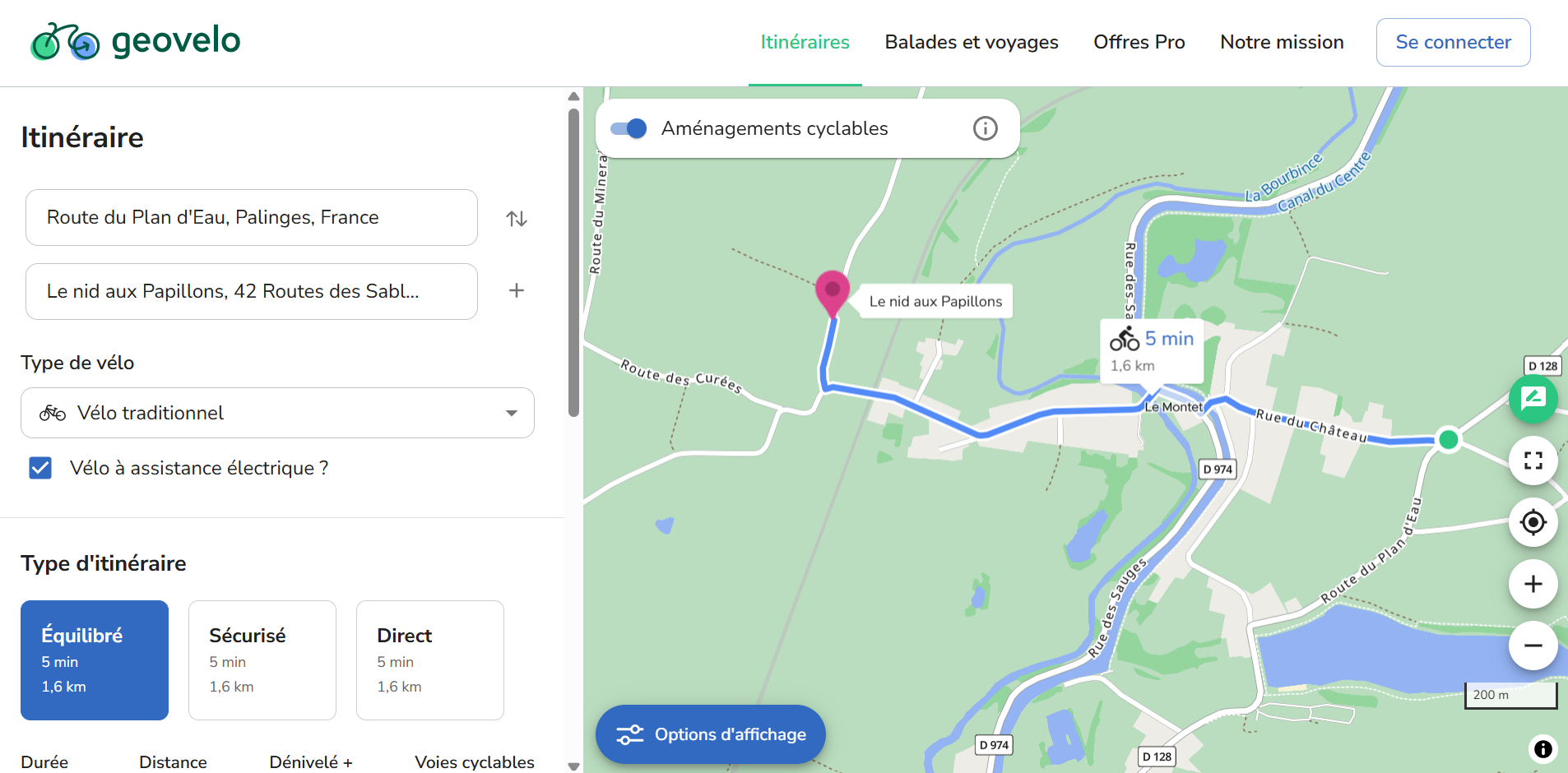 accueil vélo bourgogne - location de vélo à Palinges