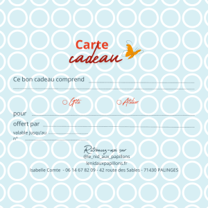 Carte Cadeau - Activités
