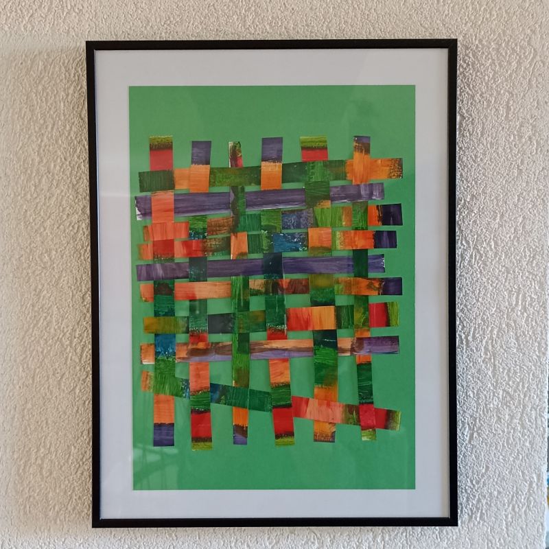 atelier de peinture intuitive, collage, peinture , craie;